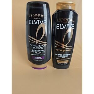 L'Oreal‎ Elvive Total Repair Shampoo Conditioner 2 Piece Set 12.6 oz New